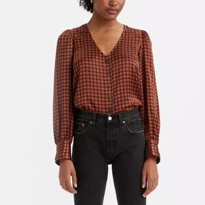 NWT 🖤 Levi’s Everyday Kit Blouse Size L